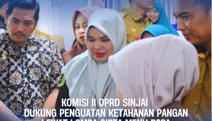 Komisi II DPRD Sinjai Dukung Penguatan Ketahanan Pangan Lewat Lomba Cipta Menu B2SA
