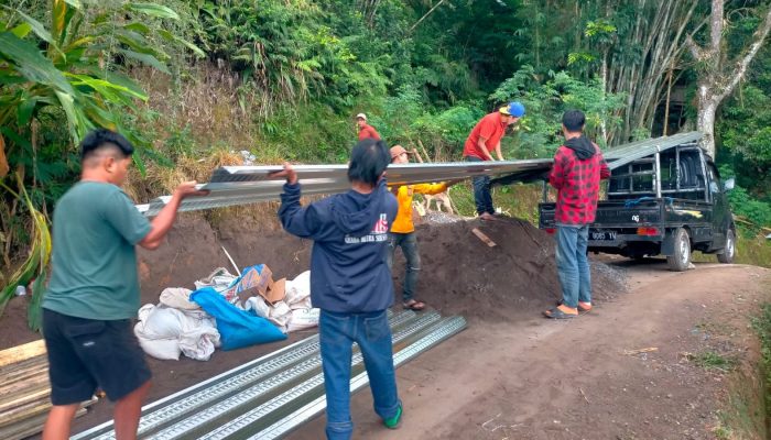 Dorong Konektivitas Wilayah, Pembangunan Jembatan Beton Tahap VI Kodim 1409/Gowa Mulai Berjalan