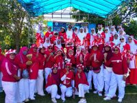 Semarakkan Hut Ke 81 Kemerdekaan Ri Perwosi Sinjai Gelar Senam Sehat Bugar